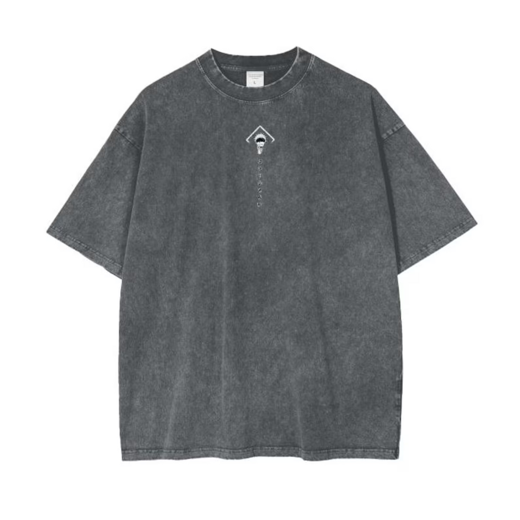 Jujutsu Kaisen Anime Oversize Acid Washed T-Shirt