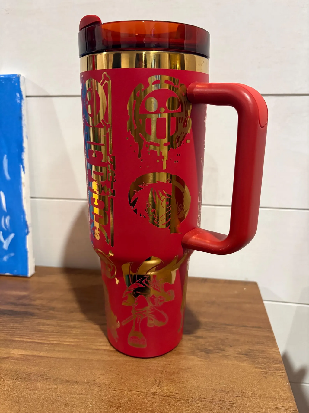 Custom Engraved One Piece Travel Mug Anime Tumbler - 40 oz