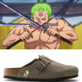 One Piece Anime Unisex Boston Soft Footbed Suede Leather