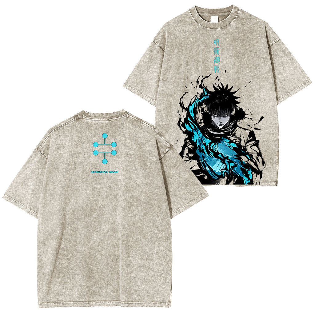 Megumi Jujutsu Kaisen Unisex Washed T-Shirt