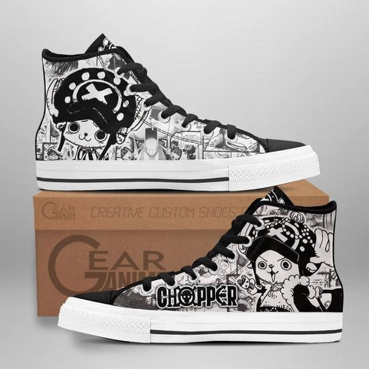Tony Tony Chopper High Top Shoes One Piece Custom