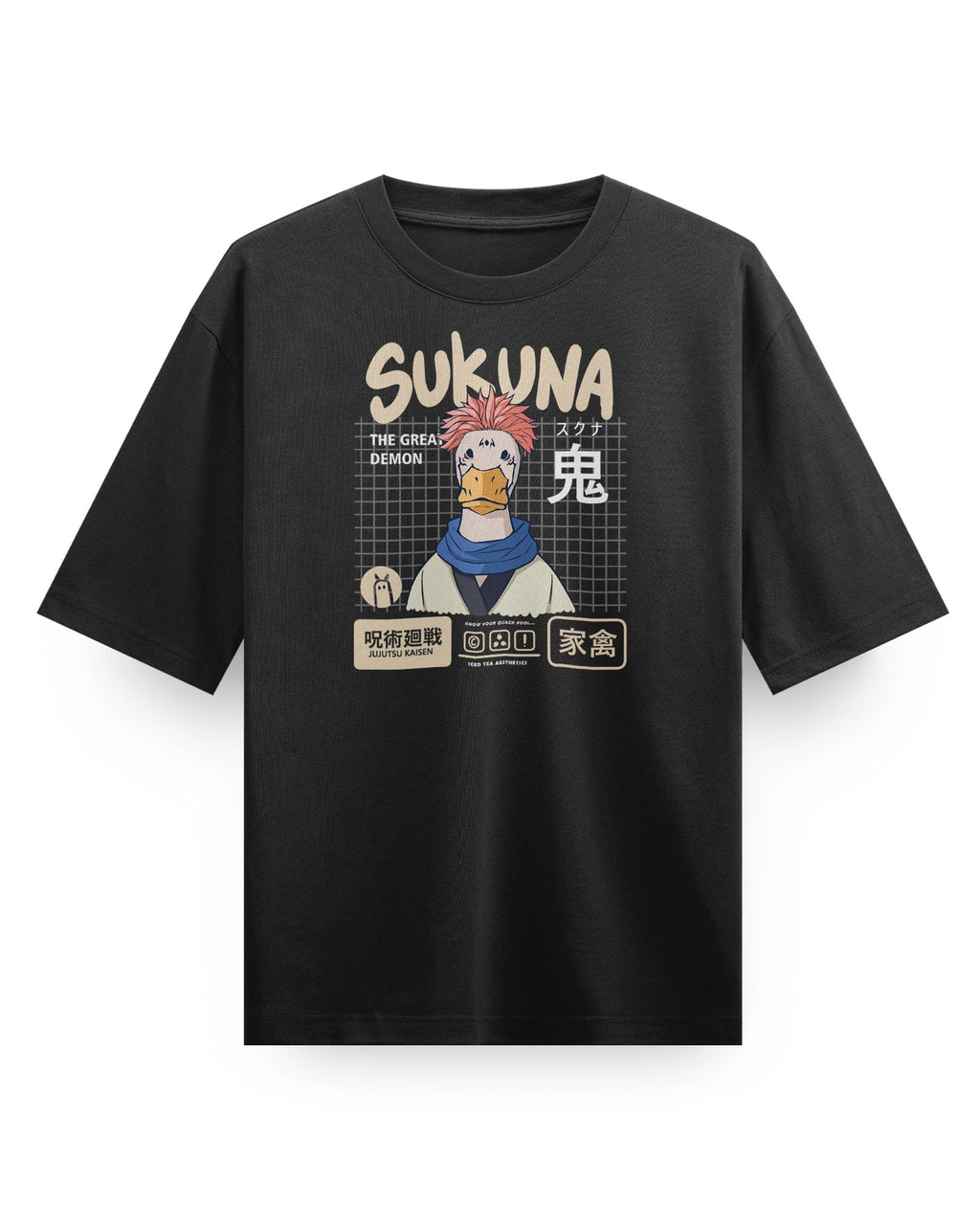 Sukuna Duck - Oversized Heavy tee