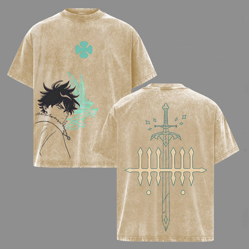 Black Clover Washed T-shirt/Crewneck/Hoodie
