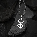 Brand of Sacrifice Necklace Berserk Symbol Pendant Chain Unique Gift for Brother Father Son Birthday